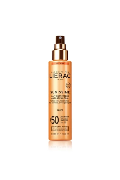 LİERAC Sunissime Energizing Protective Milk Spf 50 Vücut Global Enerji Veren Güneş Sütü