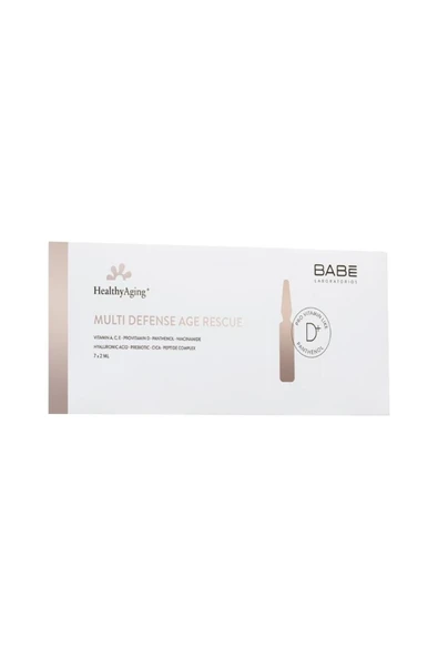 BABE LABORATORİOS Healthyaging Multi Defense Yaşlanma Karşıtı Ampul 7x2ml