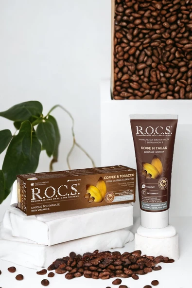 R.O.C.S. Kahve Tütün Lekelere Karşı Diş Macunu 60 ml - 6
