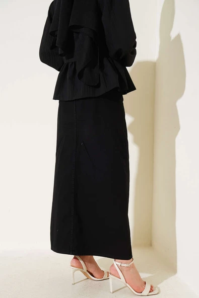 Cepli Kot Etek Siyah - Resim 3