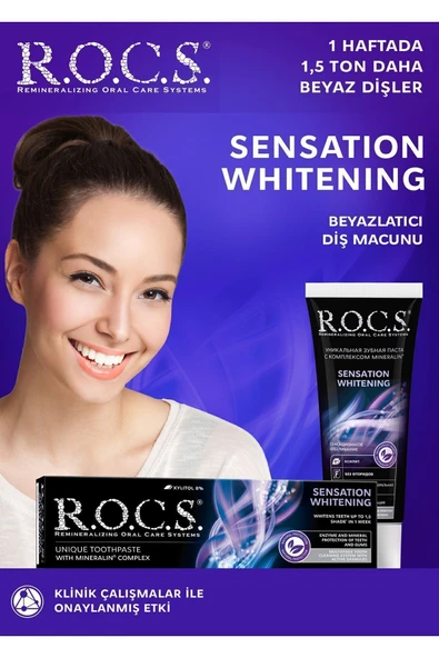 R.O.C.S. Rocs Sensation Whitening 74 Gr. Danışmannn...