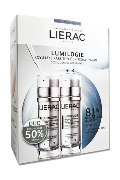 LİERAC Lumilogie Day & Night Dark Spot - Gece ve Gündüz Bakım Kremi 2x15 ml 3508242409959