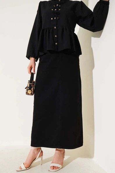 Cepli Kot Etek Siyah ürün görseli 1