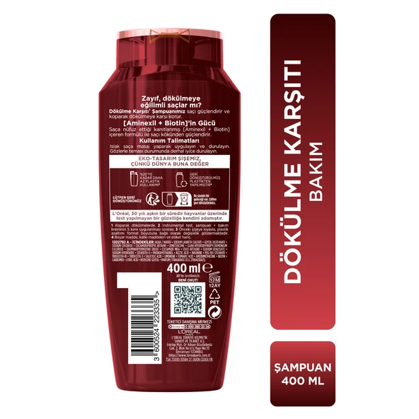 L'Oréal Paris Elseve Komple Direnç Dökülme Karşıtı Şampuan 400 ml - 7