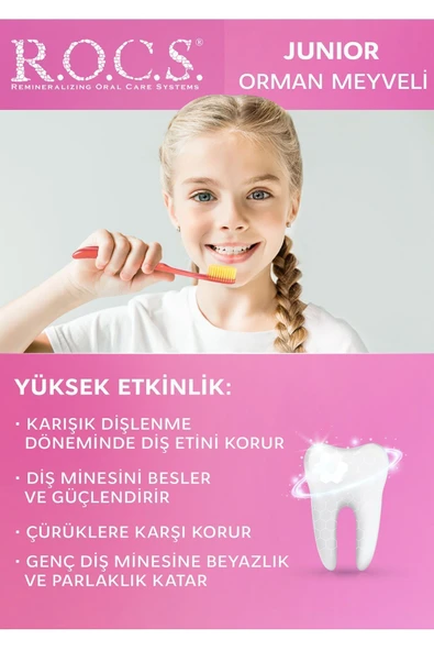 R.O.C.S. Rocs Junior 6 12 Orman Meyveleri Tadında 60 ml - 3