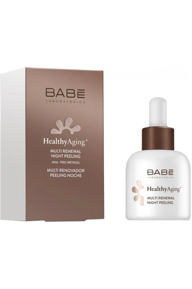 BABE LABORATORİOS Babe Multi Renewal Night Peeling Etkili Gece Serumu 30ml-
