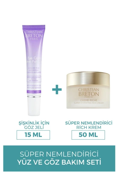 CHRİSTİAN BRETON Süper Nemlendirici 50 ml Ve Göz Jeli 15 ml Set 3556500000882