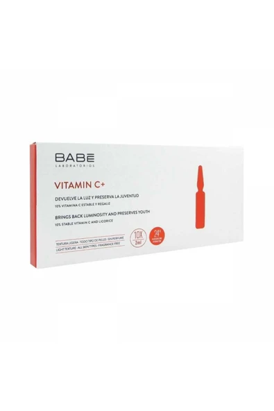 BABE LABORATORİOS Babe Vitamin C Ampul Aydınlatıcı Etkili Konsantre Bakım 10*2ml