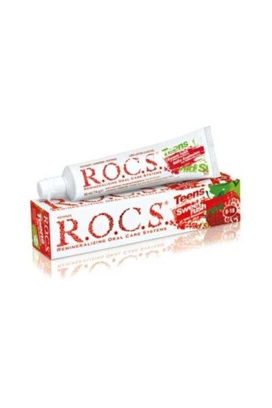 R.O.C.S. Rocs Teens Yaban Çileği Diş Macunu 8-18yaş Flörürsüz 60ml