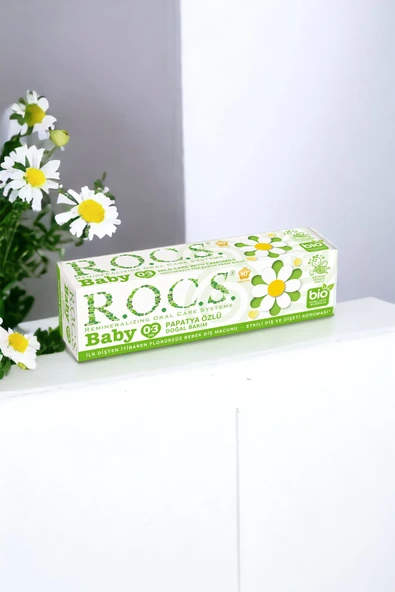 R.O.C.S. Rocs Baby 0-3 Yaş Diş Macunu Papatya Özlü 45g X 2 Adet - 2
