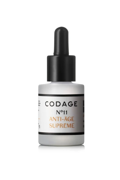 CODAGE Koyu Renk Halkaları ve Göz Altı Şişliklerini İyileştirici Anti-aging Supreme N°11 - Serum 15 Ml