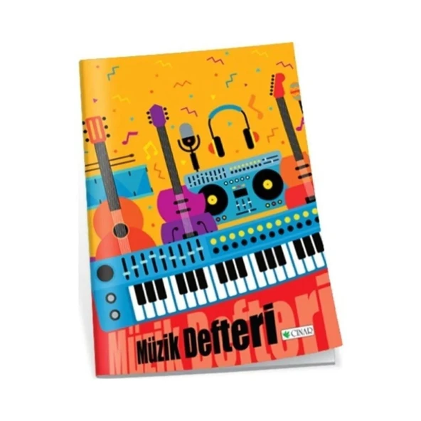 Çınar A4 20 Yaprak Karton Kapak Dikişli Müzik Defteri (22000) 1 Adet