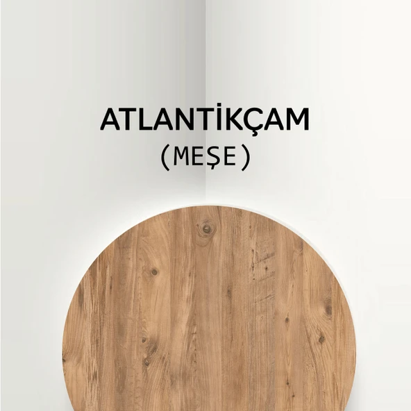 Set 5100-5104-5102 Inca Sol Aynalı 9 Kapaklı 9 Askılı Raflı Portmanto Atlantik Çam - 7