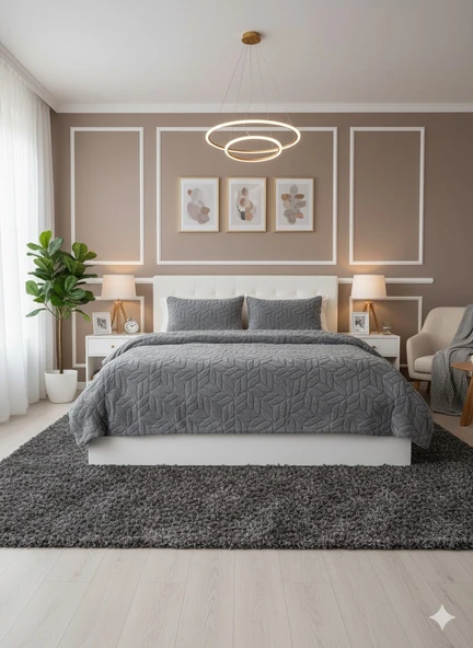 COMFORT YORGAN SETİ ÇİFT KİŞİLİK LISSOME GRİ ürün görseli