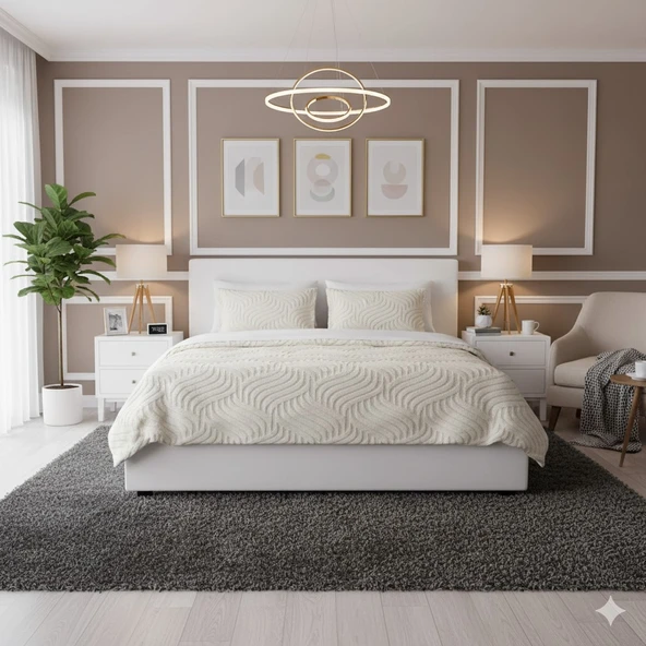 COMFORT YORGAN SETİ ÇİFT KİŞİLİK LUMOS KREM ürün görseli