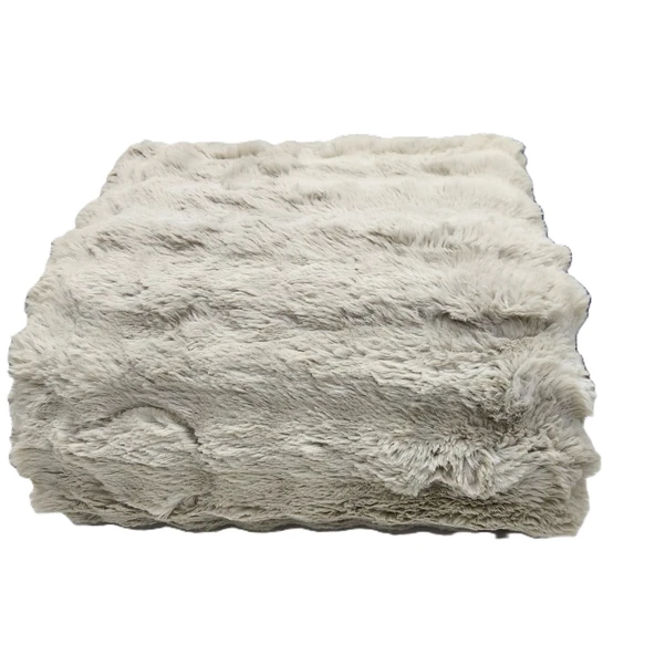 COMFORT YORGAN SETİ ÇİFT KİŞİLİK PUFF LORİA BEJ - Resim 4