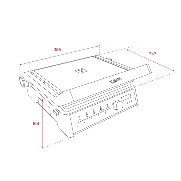 Teka Elite Grill Bk-Ss Tost Makinesi - 6