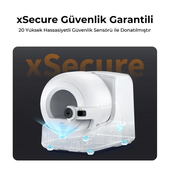 Petkit Purobot Ultra Akıllı Kedi Tuvaleti Beyaz (Resmi Distribütör Garantili) - 5