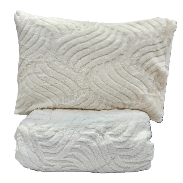 COMFORT YORGAN SETİ ÇİFT KİŞİLİK LUMOS KREM - Resim 3