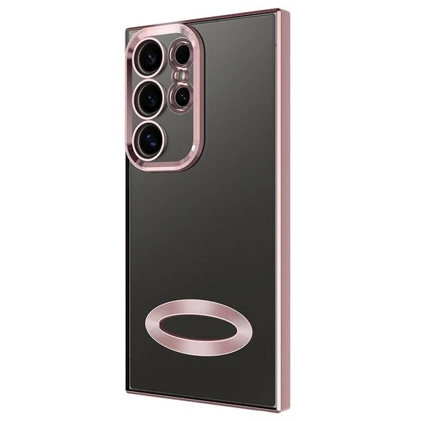 Samsung Samsung S24 Ultra Kılıf Kamera Korumalı Logo Gösteren Omega Kapak - Resim 5