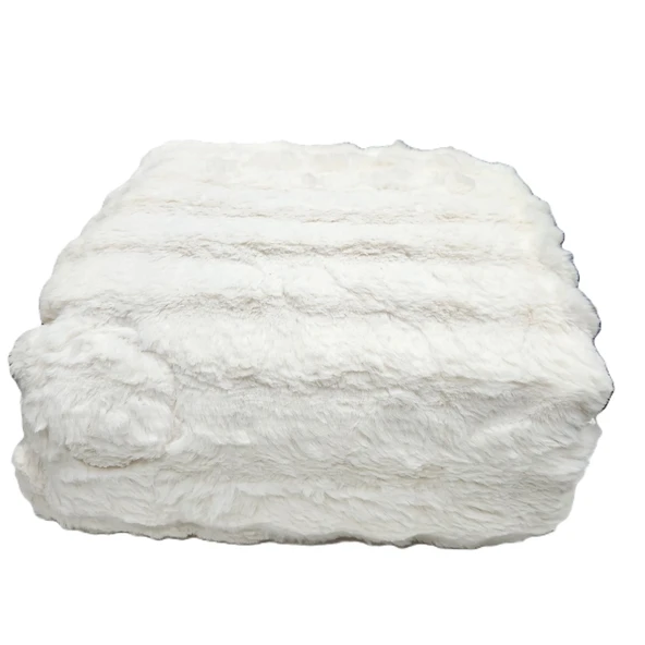 COMFORT YORGAN SETİ ÇİFT KİŞİLİK PUFF LORİA KREM - Resim 7