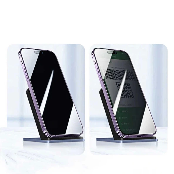 iPhone 15 Kor Privacy Cam Ekran Koruyucu - Resim 2