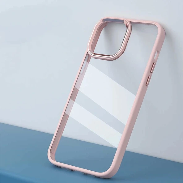 iPhone 14 Pro Kılıf Krom Kapak - Resim 3