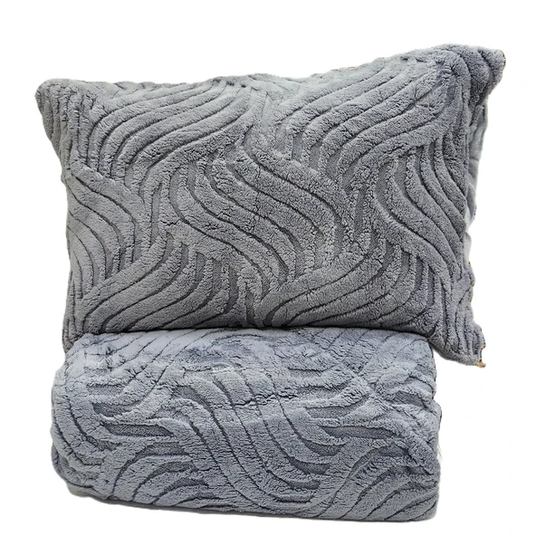 COMFORT YORGAN SETİ ÇİFT KİŞİLİK LUMOS GRİ - Resim 4