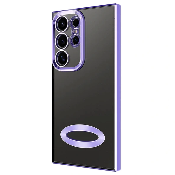 Samsung Samsung S24 Ultra Kılıf Kamera Korumalı Logo Gösteren Omega Kapak - Resim 6