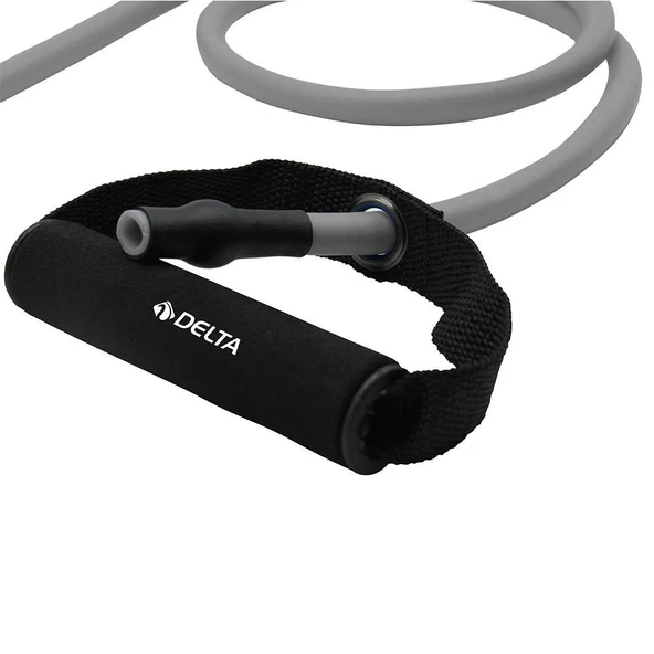 Delta 120 cm Tutacaklı Orta Sert 8*12 mm Pilates Direnç Lastiği - 5