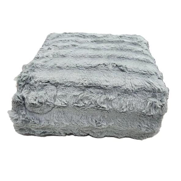 COMFORT YORGAN SETİ ÇİFT KİŞİLİK PUFF LORİA GRİ - 3