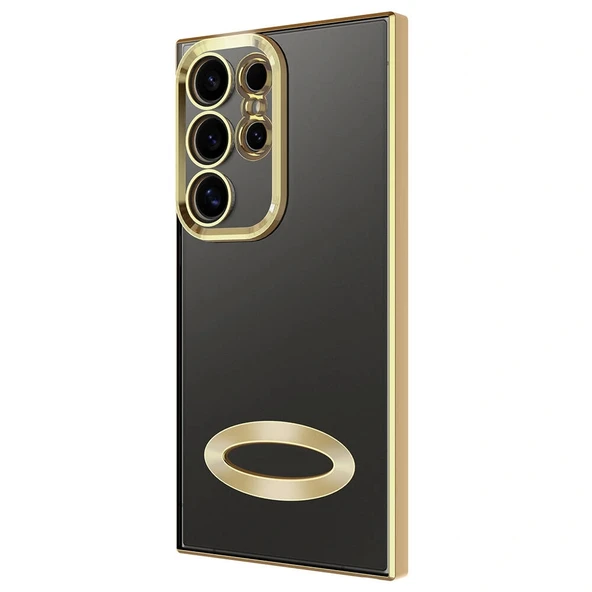 Samsung Samsung S24 Ultra Kılıf Kamera Korumalı Logo Gösteren Omega Kapak - Resim 3