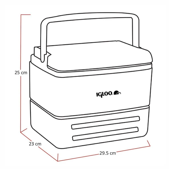 Buzluk - Igloo - EliteCore - 8.2 lt - Yeşil - 300724 - 2