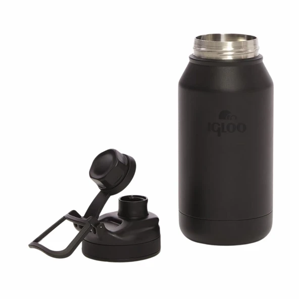 Çelik Termos - Igloo - Sportsman - 950 ml - Siyah - 205681 - 4