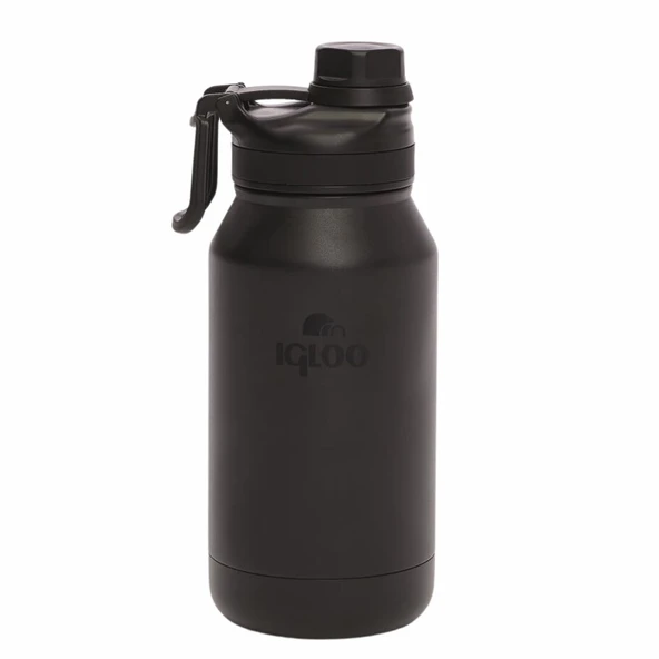 Çelik Termos - Igloo - Sportsman - 950 ml - Siyah - 205681 - 2