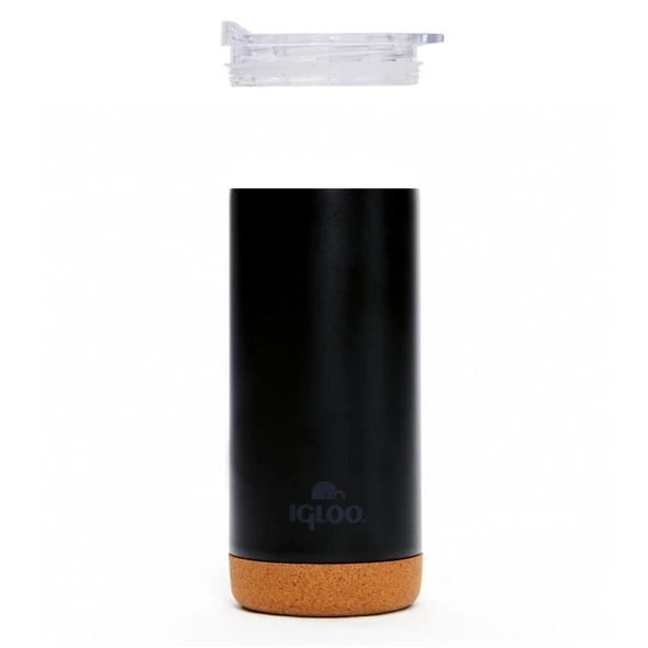 Çelik Mug Termos - Igloo - Cork - 500ml - Siyah - 205695 - 5