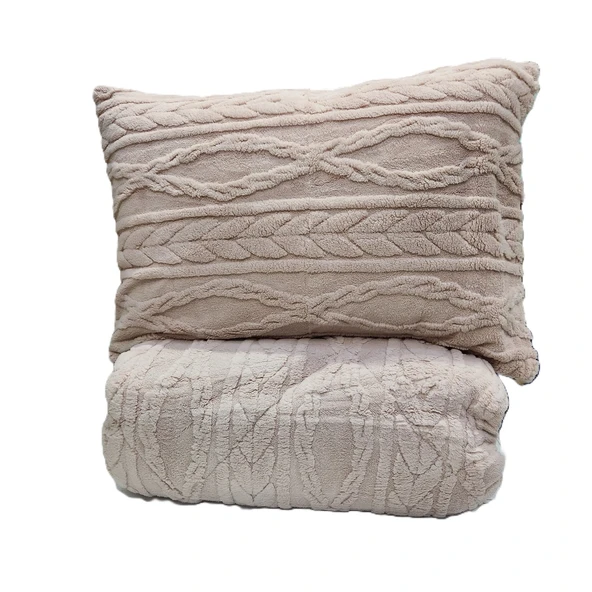 COMFORT YORGAN SETİ ÇİFT KİŞİLİK IVY PEMBE - Resim 2