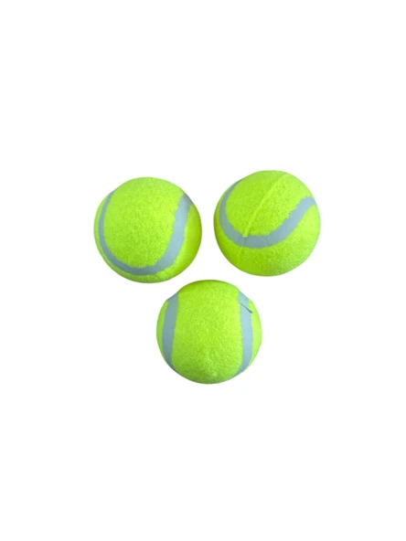 Kedi Ve Köpekler İçin  Oyun Topu  3'lü Tenis Topu Paketli