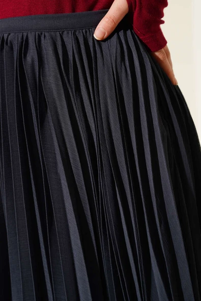 Fırfırlı Tül Etek Füme - Resim 4