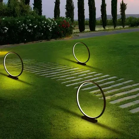 Bollard Armatür dış mekan aydınlatma bahçe LED dekoratif yol aydınlatma peyzaj modern su geçirmez gün ışığı 40cm A-BLD-1364 - 2