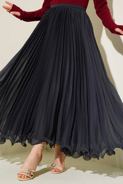 Fırfırlı Tül Etek Füme ürün görseli 1