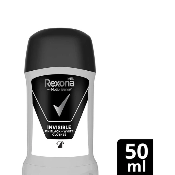 Rexona Men Invisible On Black & White Clothes Stick Erkek Deodorant 50ML