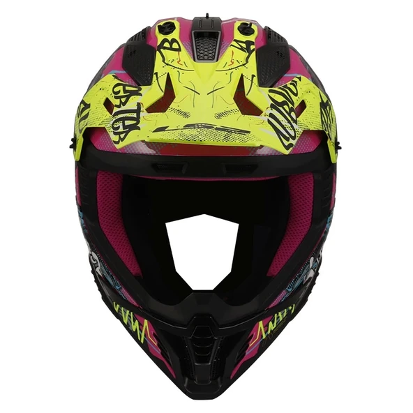 LS2 FAST 2 GORILLA -NEON SARI KASK - 3