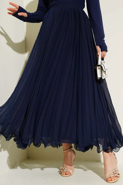 Fırfırlı Tül Etek Lacivert ürün görseli 1