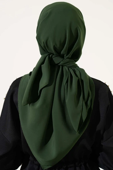 Medine İpeği Eşarp Haki - Resim 3