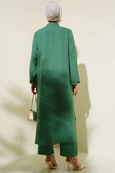 Taş Süslemeli Uzun Tunikli İkili Takım Benetton - 3