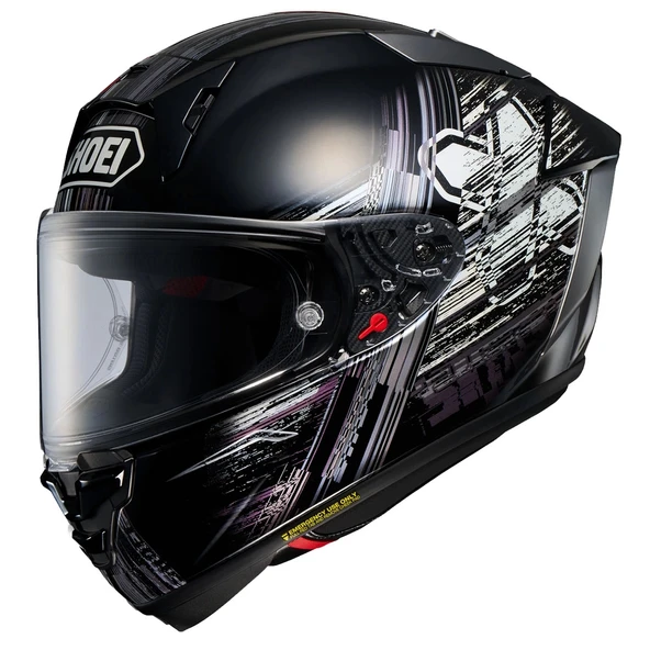 SHOEI X-SPIRIT PRO CROSS LOGO  KASK