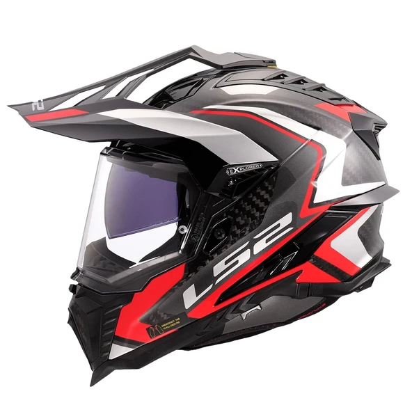 LS2 EXPLORER C KARBON FRONTIER II  KASK - Resim 2