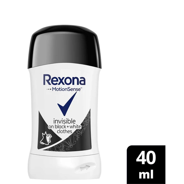 Rexona Women Invisible Black & White Clothes Stick Kadın Deodorant 40ML