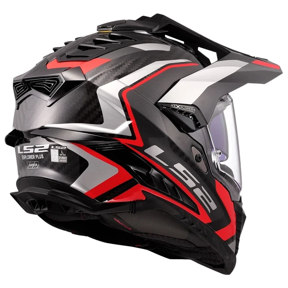 LS2 EXPLORER C KARBON FRONTIER II  KASK - Resim 5